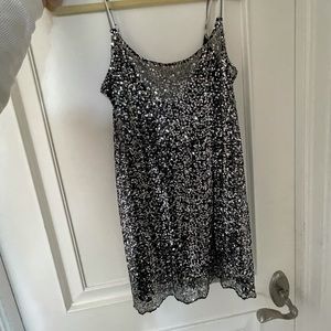 Free People sparkly slip dress